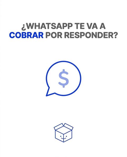 ¿WhatsApp te va a cobrar por responder?