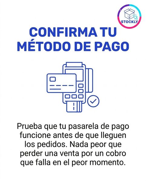 Confirma tu método de pago