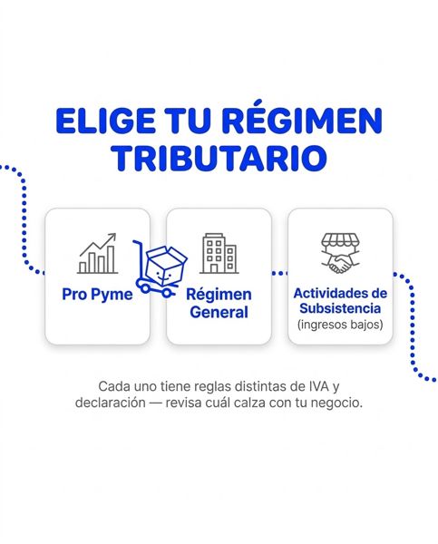 Elige tu régimen tributario