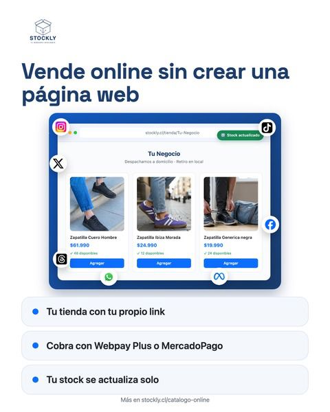 Vende online sin crear una página web